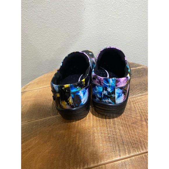 KLOGS Women's Mission Tie Dye Patent Leather Clog size 8 - Picture 4 of 8